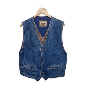American Vintage Blue Denim Vest